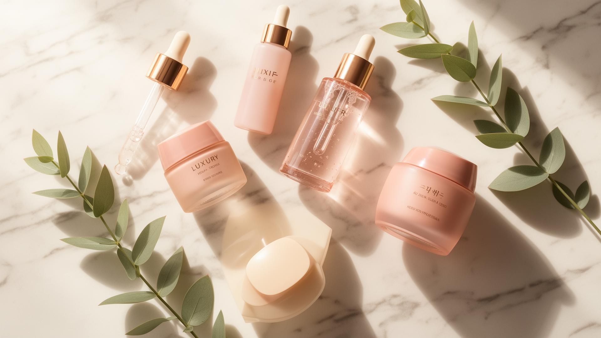 Luxury Korean skincare products